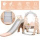 5-in-1 Slide Swing for Kids Toddlers - Sport Center Playset - Play Slide, Swing, Climber, Basketball Hoop, Musical Box