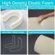 Adjustable Bed Rail Guard Bumper - Baby Firm Foam Safety Guardrail - Toddler Side Pillow Pad Washable Cover (1.8m)