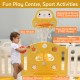 Baby Playpen Kids Activity Center - Safety Home Play Yard - Musical Fence Indoor Outdoor Playard - Auto lock Door