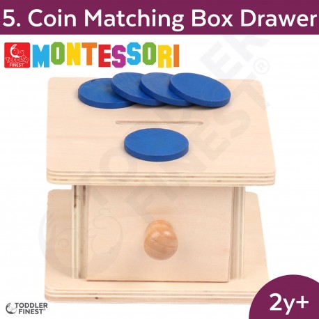 Montessori infant coin box on sale