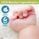 Muslin Baby Swaddle Blanket - 100% Bamboo Organic Towel Wrap - Stroller Nursing Cover Nap Burp Cloth Car Canopy Gift Set
