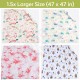 Muslin Baby Swaddle Blanket - 100% Bamboo Organic Towel Wrap - Stroller Nursing Cover Nap Burp Cloth Car Canopy Gift Set