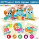 3D Wooden Jigsaw Puzzles for Kids 2