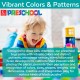 12-Pcs Blocks with Sound - Preschool Kids Early Learning Toy - Wooden Building Block Shape Color Pattern Sorting Puzzle