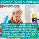 198-Pcs Wooden Building Block Puzzle - Preschool Kids Early Learning Toy - Wooden Building Block Shape Color Pattern Sorting Puz