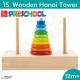 Shape Sorter Cart - Preschool Kids Early Learning Toy - Wooden Building Block Shape Color Pattern Sorting Puzzle