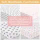 Fitted Crib Cot Mattress Sheets – 100% Organic Cotton Jersey Knit – Soft Gentle Hypoallergenic Universal Stretchy Fit