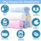 Baby Muslin Washcloths - Natural Muslin Organic Cotton Baby Wipes - Soft Hypoallergenic Absorbent Bib Face Towel - Gift