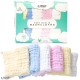 Baby Muslin Washcloths - Natural Muslin Organic Cotton Baby Wipes - Soft Hypoallergenic Absorbent Bib Face Towel - Gift