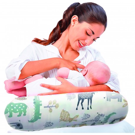 Nursing Pillow and Positioner - Breastfeeding Arm Pillow - Infant Support Newborn Feeding Cushion Ergonomic Portable