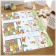 Rolling Baby Play Mat - XPE Waterproof Reversible ABC Puzzle Kids Playmat - Gym Yoga Activity Floor (180 x 150 x 1cm)