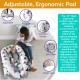 2-in-1 Baby Lounger Nest with Pillow - Infant Portable Cotton Bassinet Crib - Newborn Co-Sleeping Bionic Bumper Bed