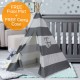Teepee Tent for Kids - Indoor Outdoor Tipi Play Tents Camping Playhouse - 100% Cotton, Waterproof Mat, Portable Case